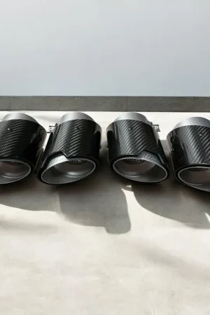 Instant Buy BMW G80 M3, G82/G83 M4 Carbon Fiber Exhaust Tips | Palenon Performance | Graveyard Performance
