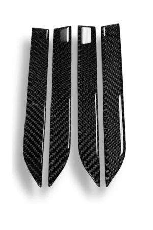 Weekend Sale Model X Door Carbon Fiber Handle Sticker | Palenon Performance | Graveyard Performance
