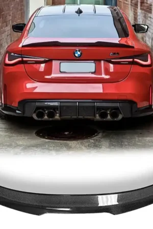 High Quality BMW G22 & G82 M4 PSM Trunk Spoiler - Carbon Fiber | Graveyard Performance