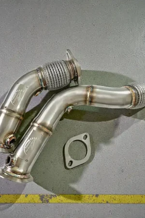 S55 Racing Downpipe For BMW F80 M3, F82 M4 & F87 M2 including Competition | Graveyard Performance Fast Shipping