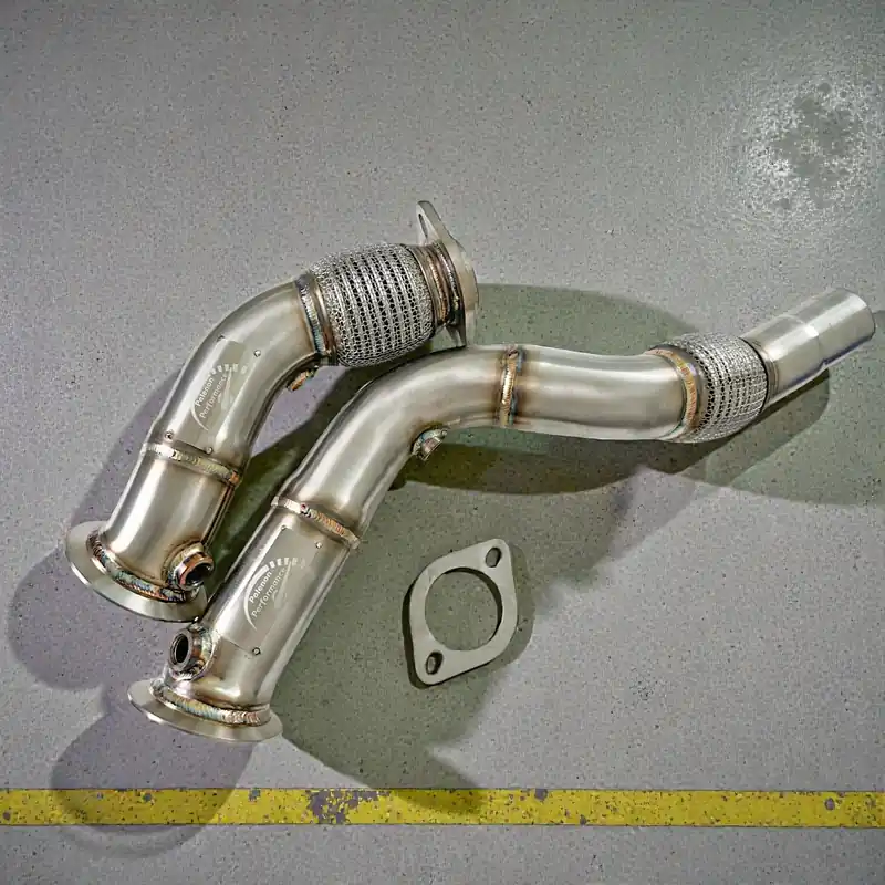 S55 Racing Downpipe For BMW F80 M3, F82 M4 & F87 M2 including Competition | Graveyard Performance Fast Shipping