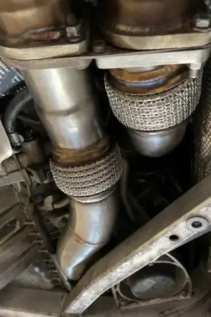 MAD BMW S55 3.5" Fat Boy Downpipes M2C M3 M4 W/ Flex Section | Graveyard Performance Limited Time