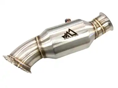 MAD N55 Catted Downpipe BMW M135 M235 M2 335 435 4.0" | Graveyard Performance No Minimum Order