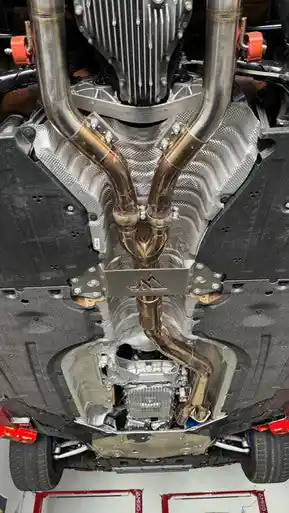 MAD BMW G87 M2 S58 Resonated Single Midpipe (Brace Included) | Graveyard Performance High Quality