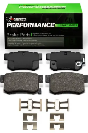 R1 00-13 Honda S2000 Rear Performance Sport Pads & Hardware Kit | Graveyard Performance Bulk Order