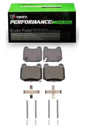 Save Now R1 2003-2025 Infiniti G35 Rear R1 Performance Sport Pads & Hardware Kit | Graveyard Performance