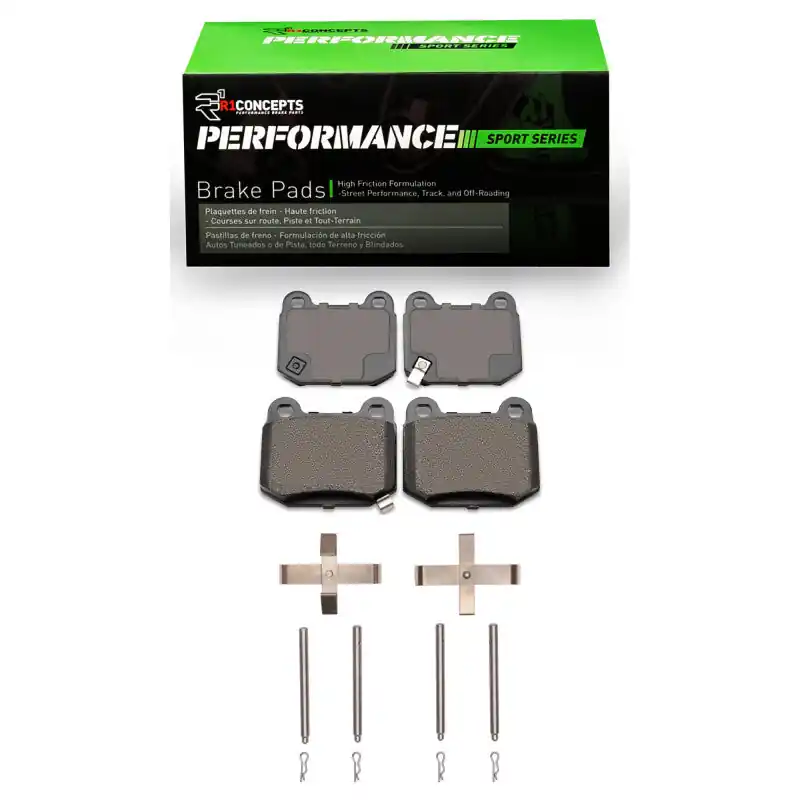 Save Now R1 2003-2025 Infiniti G35 Rear R1 Performance Sport Pads & Hardware Kit | Graveyard Performance