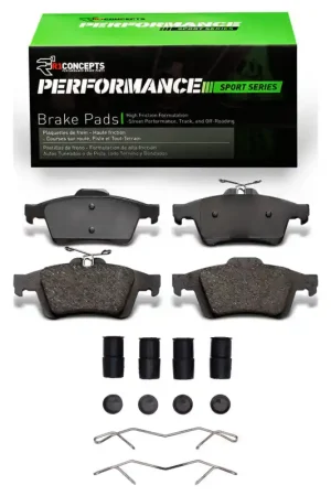 R1 2003-2023 Cadillac BLS (Mexico) Rear R1 Performance Sport Pads & Hardware Kit | Graveyard Performance New Release