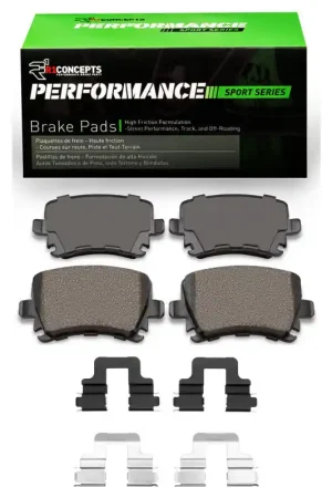 Markdown R1 2000-2018 Audi A6 Quattro Rear R1 Performance Sport Pads & Hardware Kit | Graveyard Performance