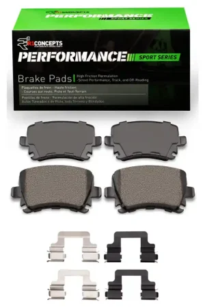 R1 06-21 Audi TTS Quattro Rear Performance Sport Pads & Hardware Kit | Graveyard Performance Holiday Sale