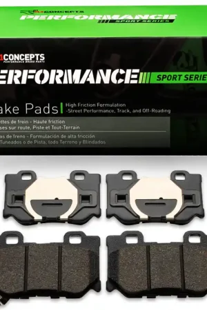 Final Sale R1 2008-2025 Infiniti Q70L Rear R1 Performance Sport Pads | Graveyard Performance