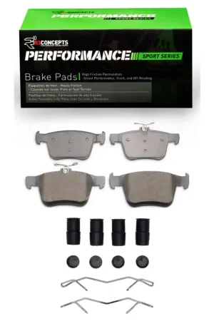 Limited Edition R1 13-23 Audi S3 (Mexico) Rear Performance Sport Pads & Hardware Kit | Graveyard Performance