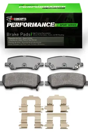 Fan Favorite R1 15-21 Ford Mustang Rear Performance Sport Pads & Hardware Kit | Graveyard Performance