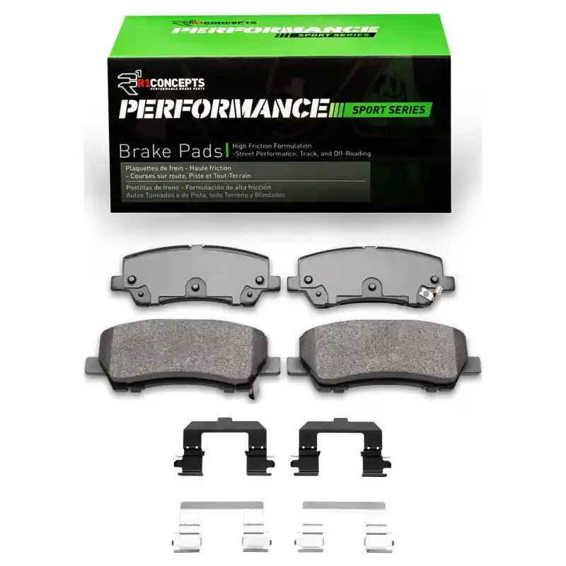 Same Day Shipping R1 15-23 Ford Mustang Rear Performance Sport Brake Pads & Hardware Kit | Graveyard Performance