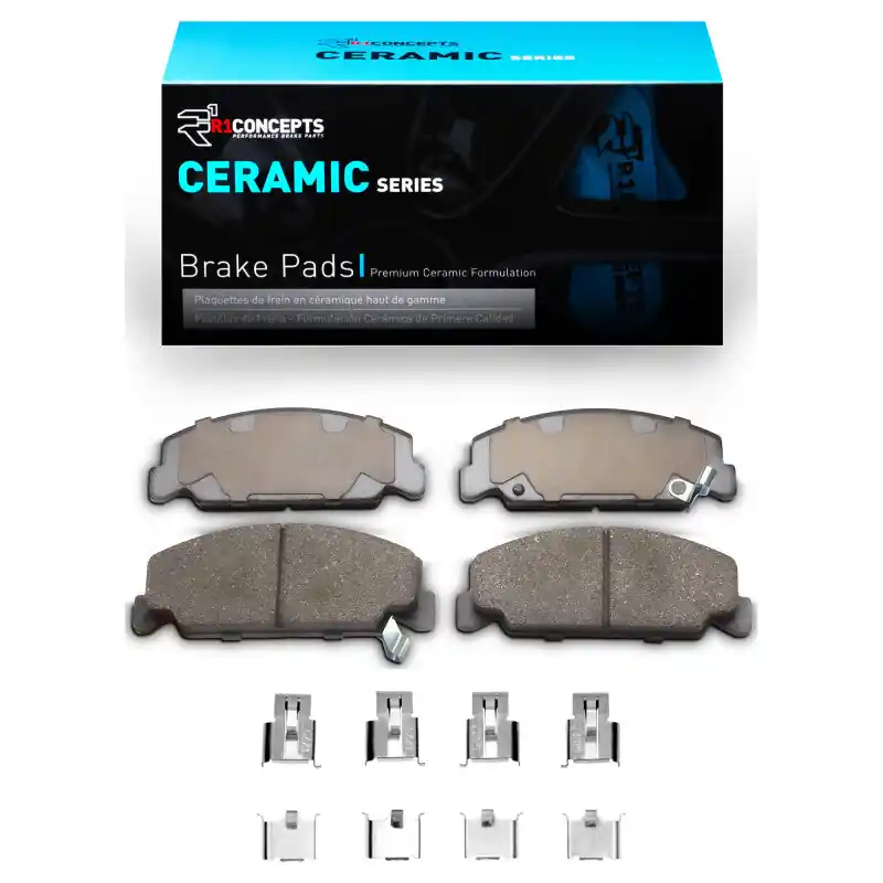 R1 1984-2000 Honda Accord Sedan Front R1 Ceramic Pads & Hardware Kit | Graveyard Performance Super Sale