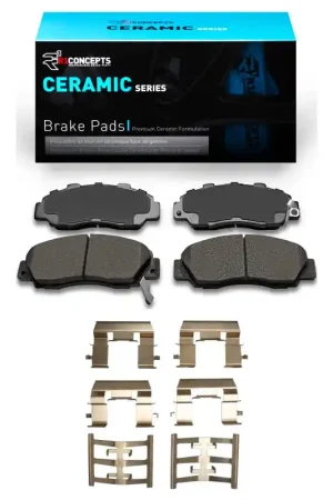 Authentic R1 1991-2005 Acura Legend Front R1 Ceramic Pads & Hardware Kit | Graveyard Performance