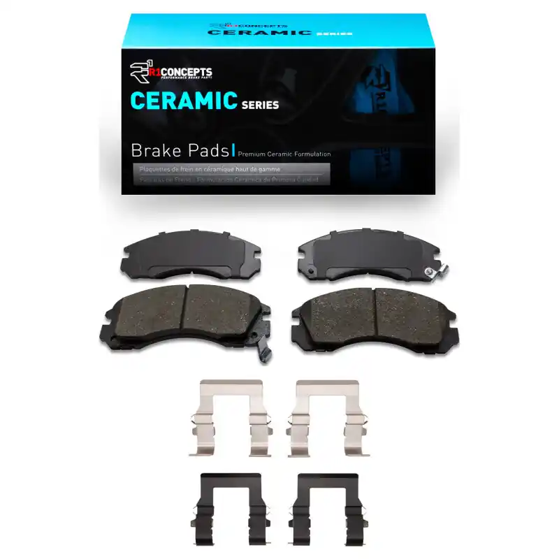 Authentic R1 90-22 Dodge Stealth Front Ceramic Brake Pads & Hardware Kit | Graveyard Performance
