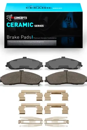 Exclusive Offer R1 97-13 Chevrolet Corvette Front Ceramic Brake Pads & Hardware Kit | Graveyard Performance