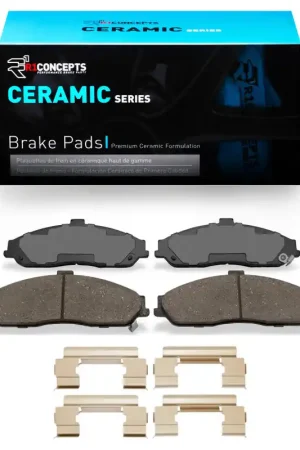 Low Price R1 04-09 Cadillac XLR Front Ceramic Brake Pads & Hardware Kit | Graveyard Performance
