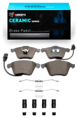 High Quality R1 2000-2011 Audi A4 (USA/Canada) Front R1 Ceramic Pads & Hardware Kit | Graveyard Performance
