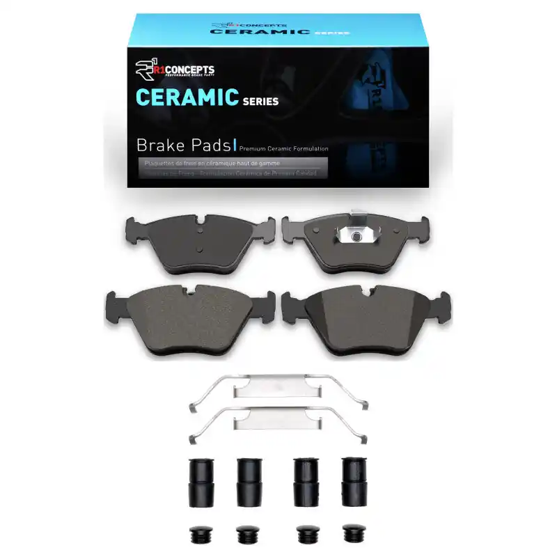 No Minimum Order R1 01-10 BMW 330I Front Ceramic Pads & Hardware Kit | Graveyard Performance