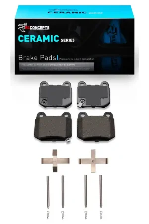 Flash Sale R1 2003-2025 Infiniti G35 Rear R1 Ceramic Pads & Hardware Kit | Graveyard Performance