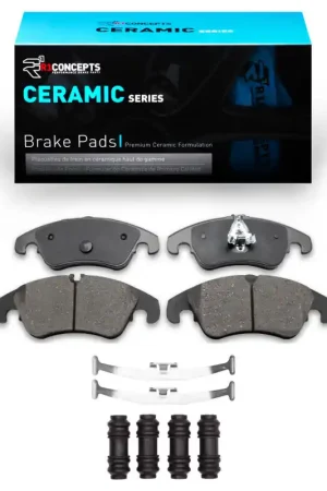 R1 2009-2017 Audi Q5 (Mexico) Front R1 Ceramic Pads & Hardware Kit | Graveyard Performance Trending