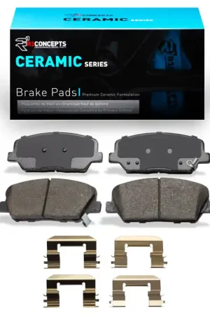 R1 2013-2015 Hyundai Veloster Front R1 Ceramic Pads & Hardware Kit | Graveyard Performance Crafted