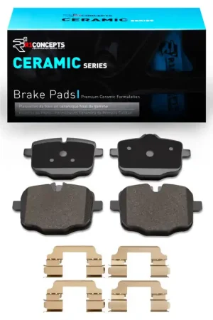 R1 11-19 BMW 535I Rear Ceramic Brake Pads & Hardware Kit | Graveyard Performance Low Price