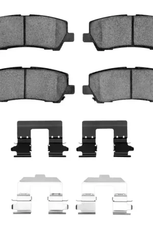 R1 15-21 Ford Mustang Rear Ceramic Brake Pads & Hardware Kit | Graveyard Performance High Quality