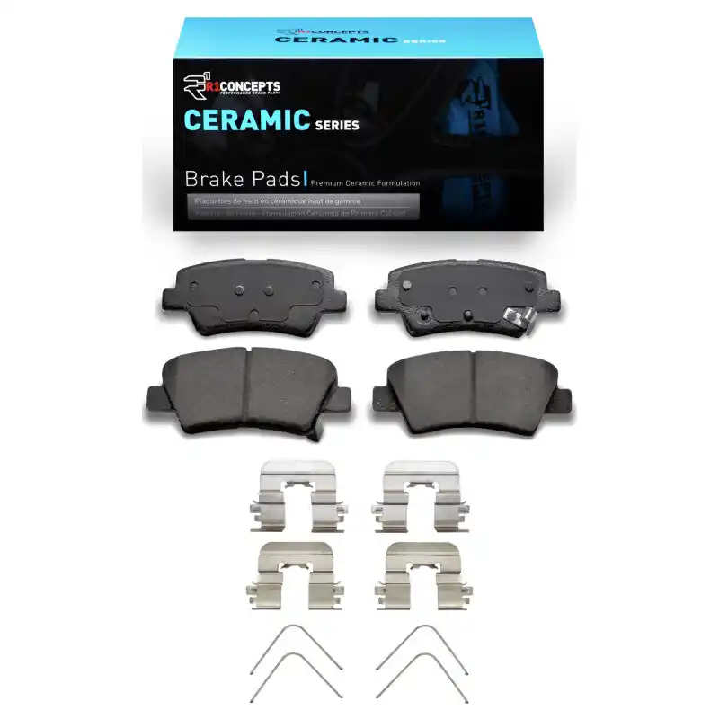 R1 2012-2024 Hyundai Kona Rear R1 Ceramic Pads & Hardware Kit | Graveyard Performance Budget