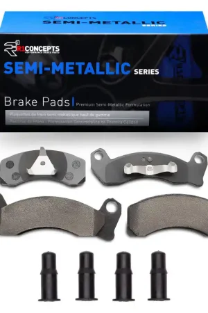New Release R1 87-93 Ford Mustang Front Semi Met Pads & Hardware Kit | Graveyard Performance