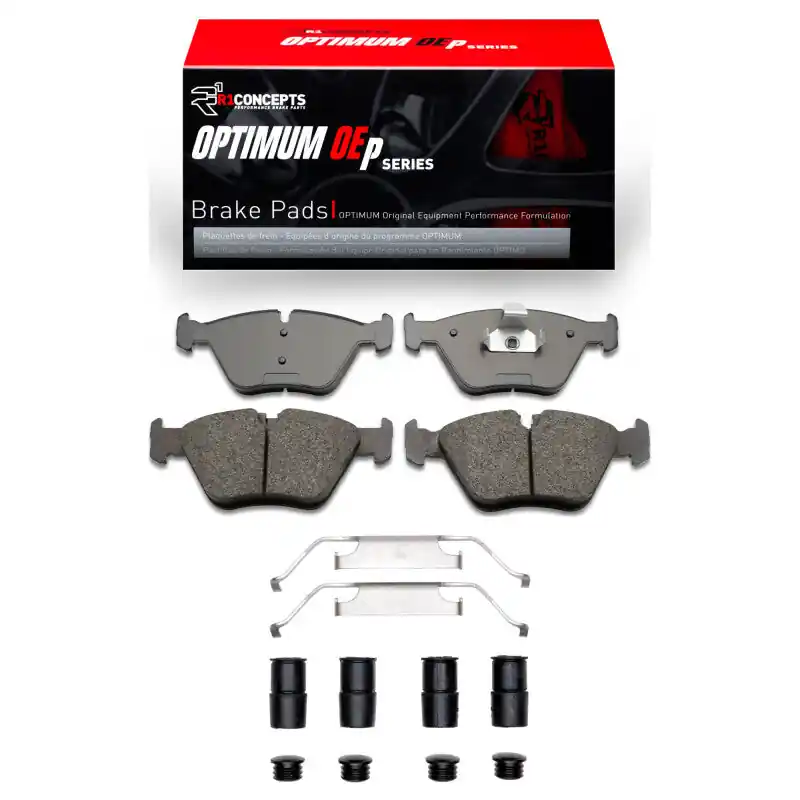 R1 04-10 BMW M3 Front Optimum OE Pads & Hardware Kit | Graveyard Performance Discount