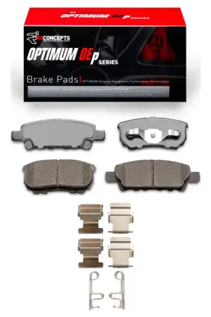 R1 04-17 Chrysler Sebring Rear Optimum OE Brake Pads & Hardware Kit | Graveyard Performance Genuine