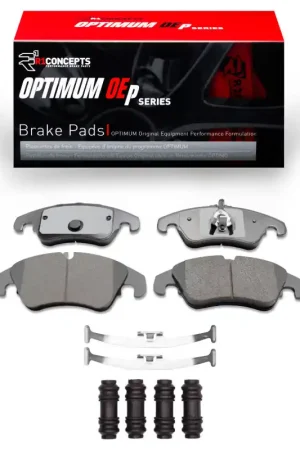 R1 09-17 Audi Q5 (USA/Canada Excl Hybrid) Front Optimum OE Pads & Hardware Kit | Graveyard Performance Certified