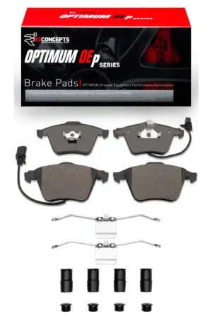 R1 04-11 Audi S4 Front Optimum OE Pads & Hardware Kit | Graveyard Performance Must Have