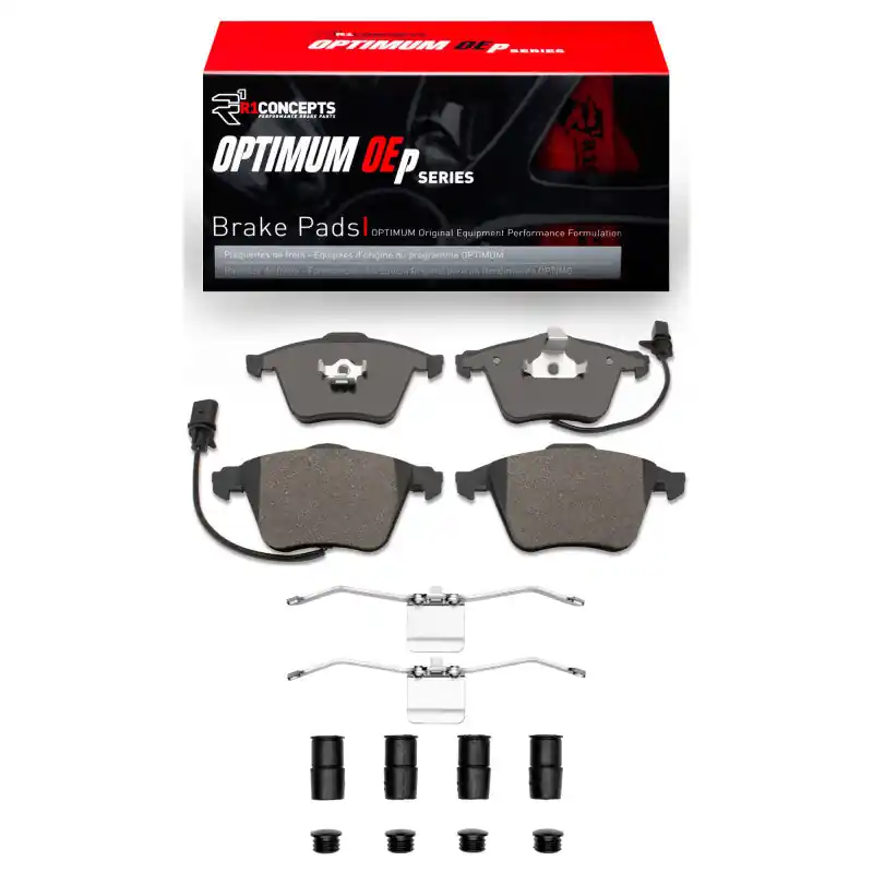 R1 04-11 Audi S4 Front Optimum OE Pads & Hardware Kit | Graveyard Performance Must Have