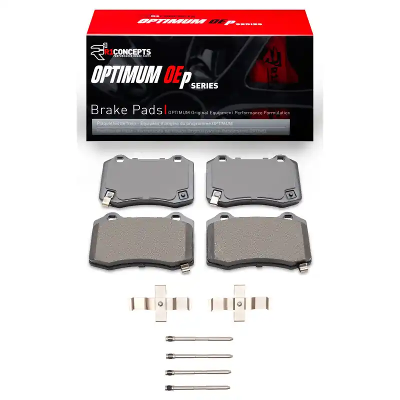 R1 10-16 Hyundai Genesis Coupe Rear Optimum OE Brake Pads & Hardware Kit | Graveyard Performance Last Chance