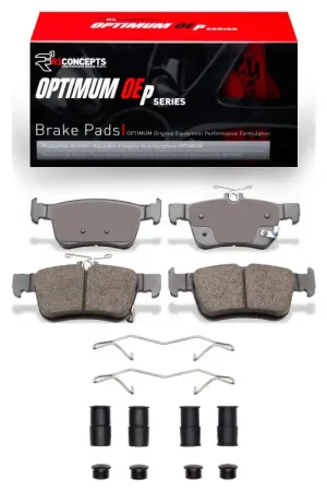 R1 2017-2025 Acura Integra Rear R1 Optimum OE Pads & Hardware Kit | Graveyard Performance Premium