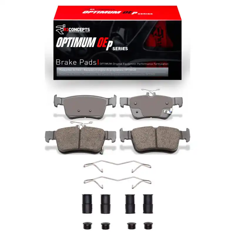 R1 2017-2025 Acura Integra Rear R1 Optimum OE Pads & Hardware Kit | Graveyard Performance Premium