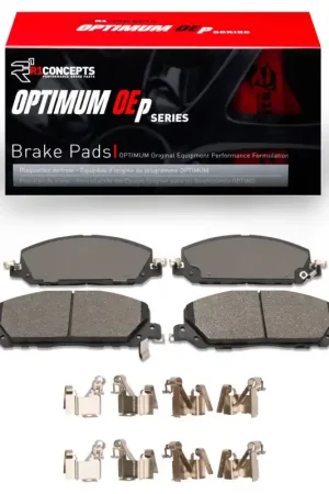High Quality R1 20-25 Ford Police Interceptor UTILITY Front Optimum OE Brake Pads & Hardware Kit | Graveyard Performance