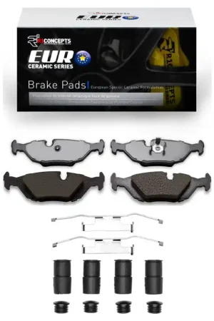 Brand New R1 1981-1991 BMW 325E Rear R1 Euro Ceramic Pads & Hardware Kit | Graveyard Performance