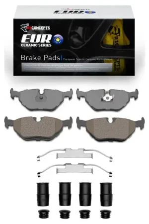 R1 87-02 BMW 535I Rear Euro Ceramic Pads & Hardware Kit | Graveyard Performance Viral