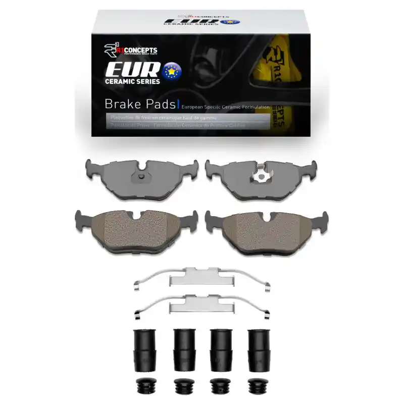 R1 87-02 BMW 535I Rear Euro Ceramic Pads & Hardware Kit | Graveyard Performance Viral