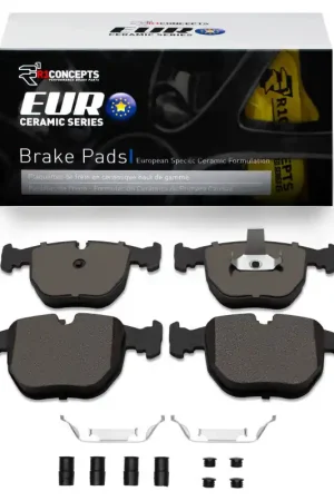 Fast Shipping R1 95-06 BMW 740I Front Euro Ceramic Pads & Hardware Kit | Graveyard Performance