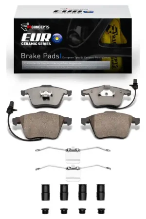 Weekend Sale R1 2000-2011 Audi A4 (USA/Canada) Front R1 Euro Ceramic Pads & Hardware Kit | Graveyard Performance