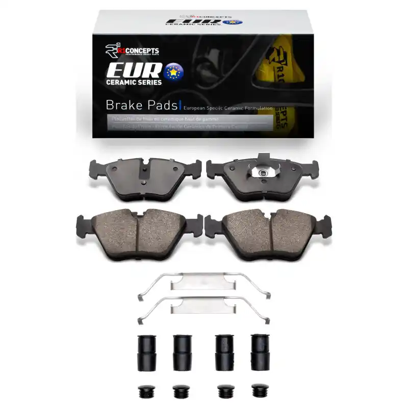 Holiday Sale R1 2001-2010 BMW 330I Front R1 Euro Ceramic Pads & Hardware Kit | Graveyard Performance