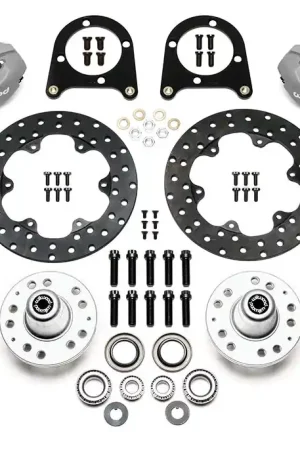 1937 - 1948 Ford Forged Dynalite Front Drag Brake Kit - 140-1501 Limited Offer