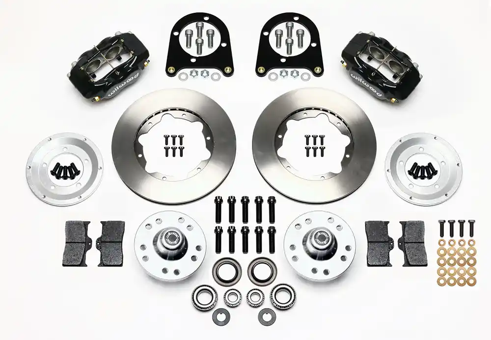Flash Sale 1937 - 1948 Ford Forged Dynalite Pro Series Front Brake Kit - 140-11013