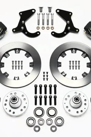 Buy Today 1955 - 1957 Chevrolet Forged Dynalite Big Brake Front Brake Kit (Hub) - 140-7676